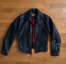 LVC x Aero Leathers Half Belt Racing Jacket XS Levi’s Vintage Clothing Leather