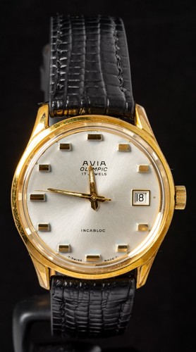 Avia olympic silver dial - avia, men's