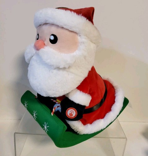 Christmas animated plush santa - christmas,