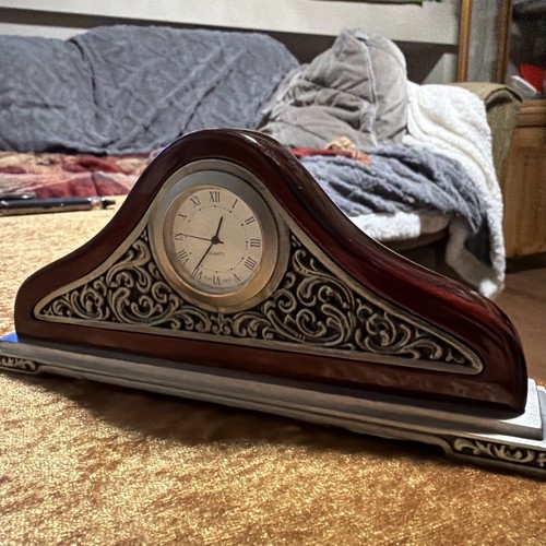 Antique style desk clock - antique,