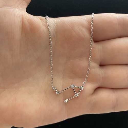 Sterling silver libra necklace - sterling,