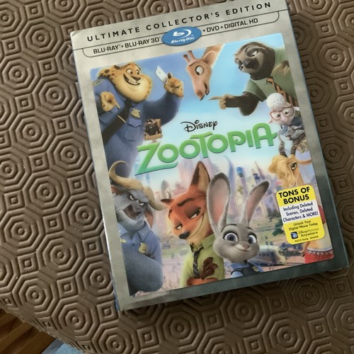 Zootopia blu ray dvd - 3d, +