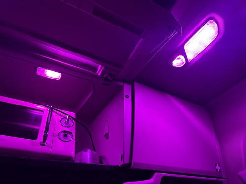 Scania interior pink led - scania,