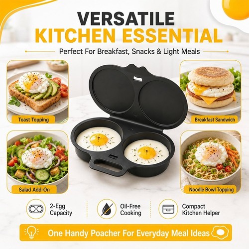 Microwave egg poacher mold - poacher,