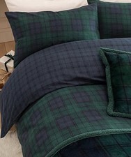 Green Check Brushed Cotton