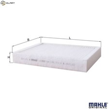 FILTER CABIN AIR LA 1263 FOR