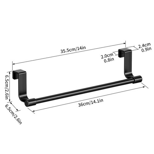 Towel rail cupboard hanger bar - hanger,