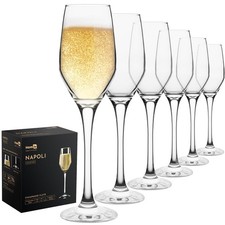 Glass champagne flutes - glass,