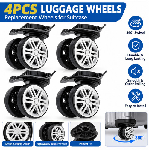 4pcs luggage wheel - wheel, suitcase