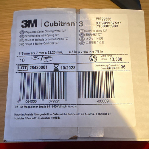 Cubitron t27 grinding - cubitron,