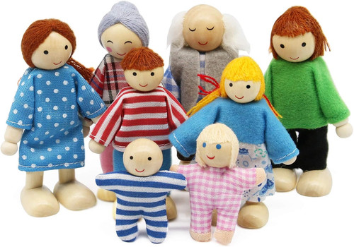 Dolls house family - dolls,