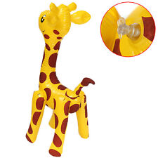 60CM INFLATABLE BLOW UP GIRAFFE JUNGLE ZOO ANIMAL PARTY NOVELTY TOY