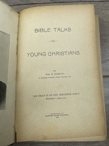 Bible talks young - bible,