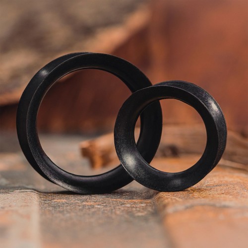Black eyelet silicone ear - eyelet,