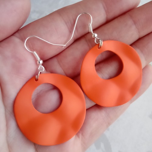 Big hoop earrings irregular - big,