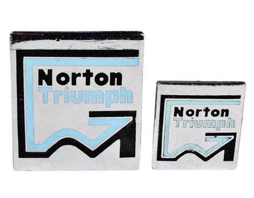 Pair vintage norton triumph - pair,