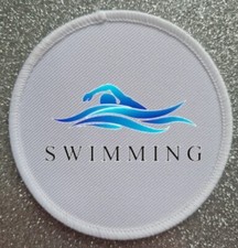 3" Swimming Iron / Sew On