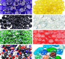 Round glass pebbles - glass,