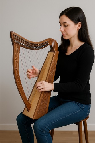 Strings celtic lever harp - celtic,