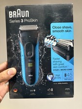Braun Series 3 ProSkin 310s Wet & Dry Electric Shaver - Black/Blue