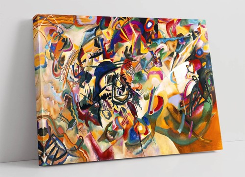 Kandinsky framed canvas - 3-framed,