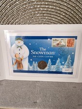 2019 The Snowman 50p Coin Cover and 1st Class Stamp Limited Edition 