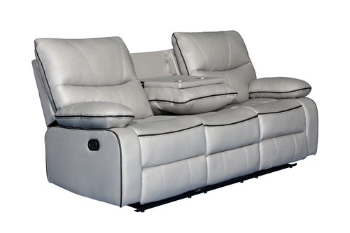 Sofa grey fabric - fabric, pu