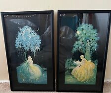 Antique “ Marygold “ lithograph from the 1920s of Mother and child