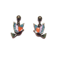 Super lovely bird swallow / pigeon / dove earrings