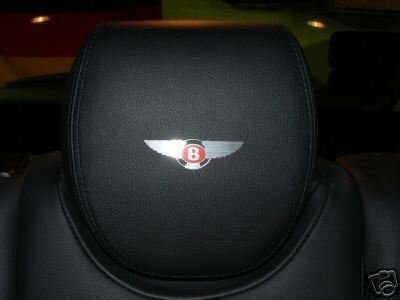 Bentley red label headrest - red,