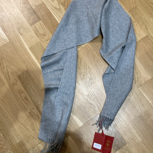 Christys cashmere scarf grey