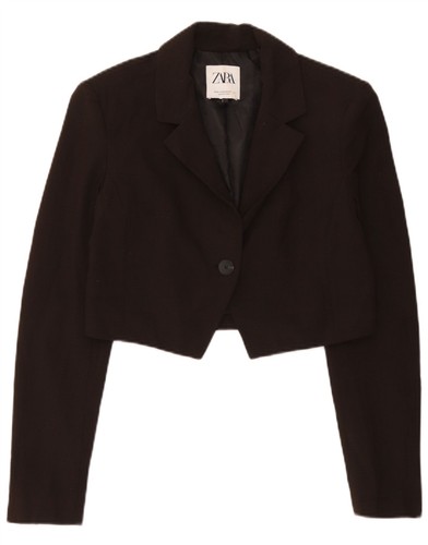 Zara womens crop button - zara, 1