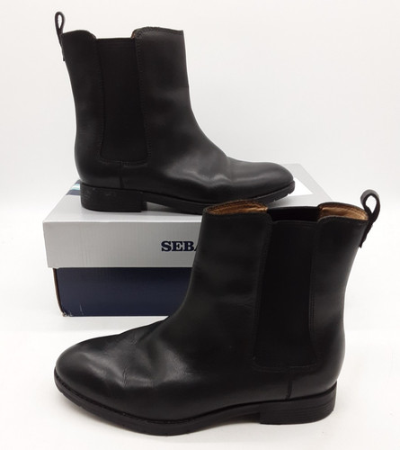 Sebago nashoba black - 'nashoba', leather