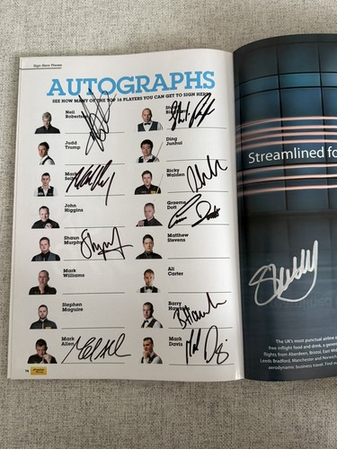 Heavily signed 2013 masters - 2013,