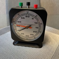 ECS darkroom timer - 60 seconds / 100 minutes - clockwork - excellent condition