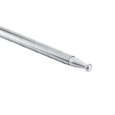C-Appearing Cane Metal Silver