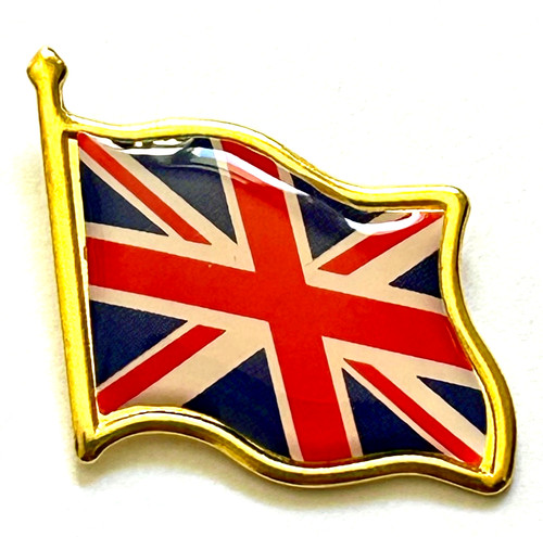 Union jack flag enamel - jack, lapel