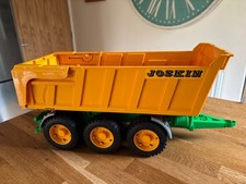 Bruder Trailer Joskin 6 Wheeled  Large Tipping Triple Axle Opening Tailgate