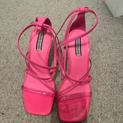 Ladies strappy shoes pink - strappy, in