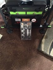 Maver MXi Series 1. Seat Box. With Foot Plate. Black And Green