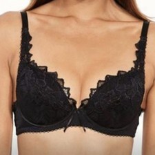 Lepel Fiore Black Plunge Lace