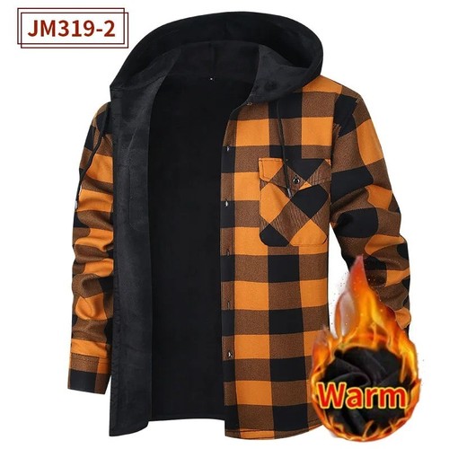 Mens hooded lumberjack plaid - mens,