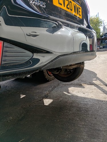 Toyota yaris rear bumper - toyota,