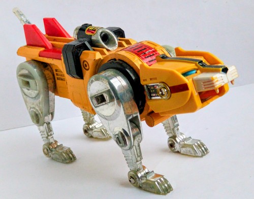Vintage voltron yellow lion - 5",