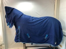 Used 7'0 Masta 300g Stable Horse Rug Fixed Hood #B442