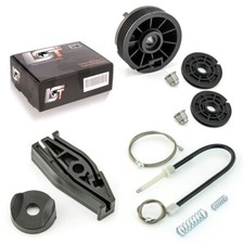 Window Lifter Repair Kit Guide Rollers Rear Right For Peugeot 206 CC Cabriolet