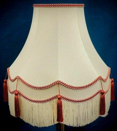 Cream and terracotta - cream,