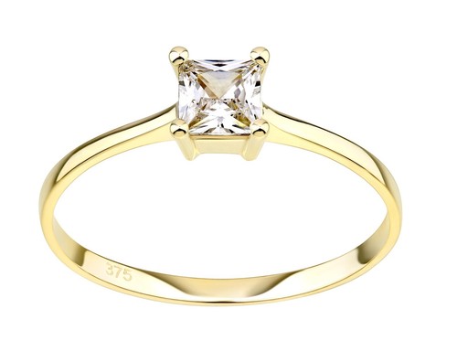 9ct gold 40ct simulated - 9ct, 0.40ct
