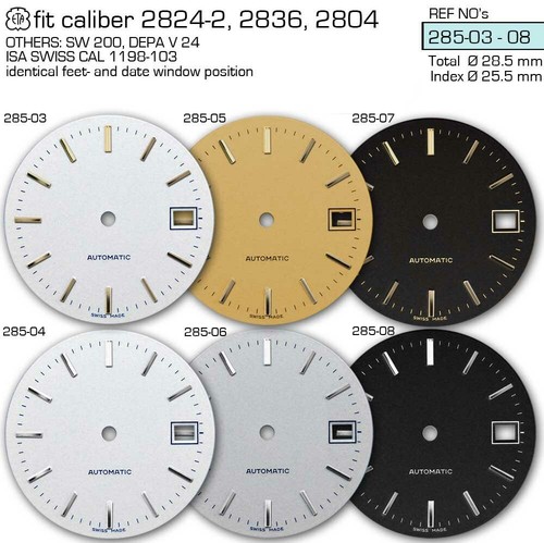 Dial for movement eta 2824 - movement,