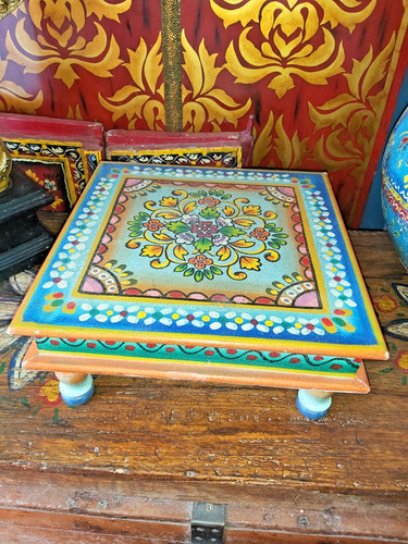 Hand painted small - painted, wooden